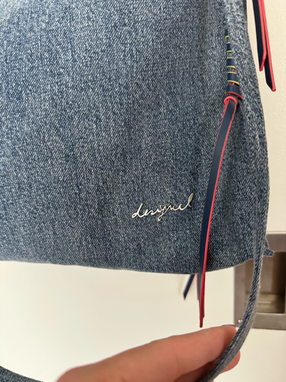 NWT Desigual Blue Denim Shoulder Bag and Heart Coin Pouch 2026 collection 🌱 - Picture 11 of 16